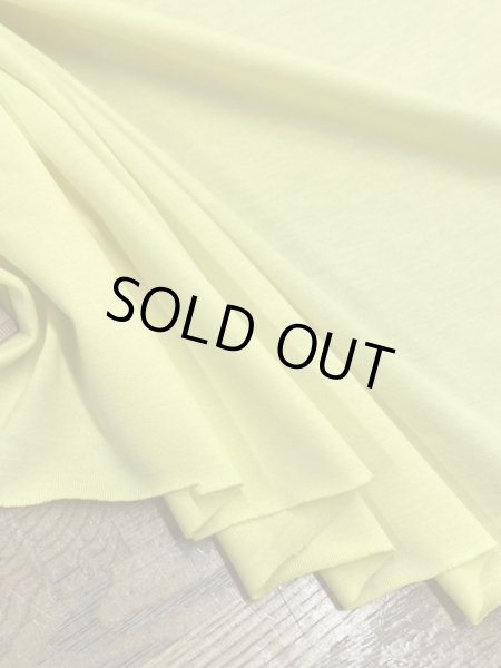 画像5: 生地:綿100%天竺ニット(イエロー) (5)