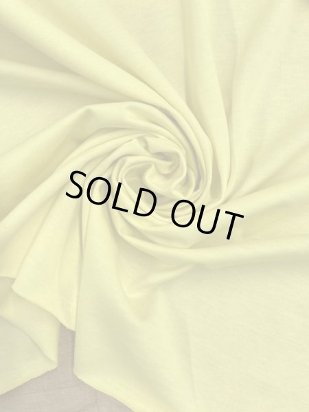 画像6: 生地:綿100%天竺ニット(イエロー) (6)