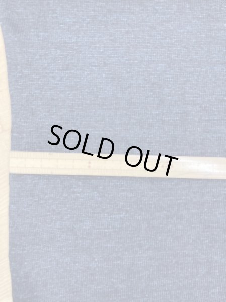 画像2: 生地：綿100％インディコ染め天竺ニット（インディコブルー） (2)