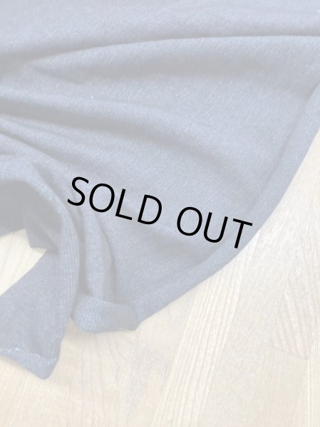 画像5: 生地：綿100％インディコ染め天竺ニット（インディコブルー） (5)