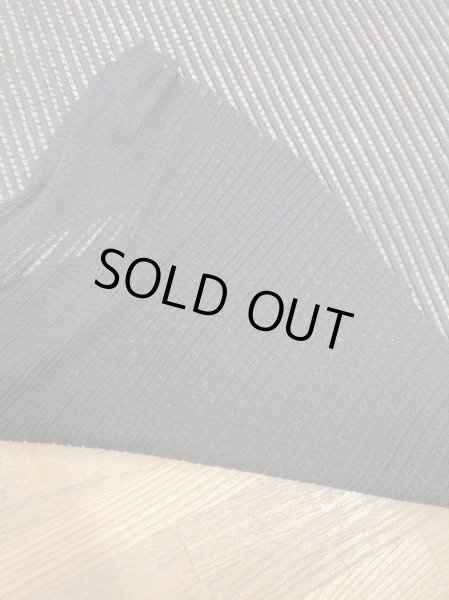 画像3: 生地:綿リブ編みシアーニット(黒) (3)