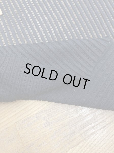 画像4: 生地:綿リブ編みシアーニット(黒) (4)