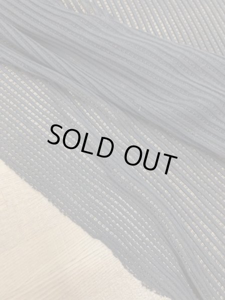 画像5: 生地:綿リブ編みシアーニット(黒) (5)