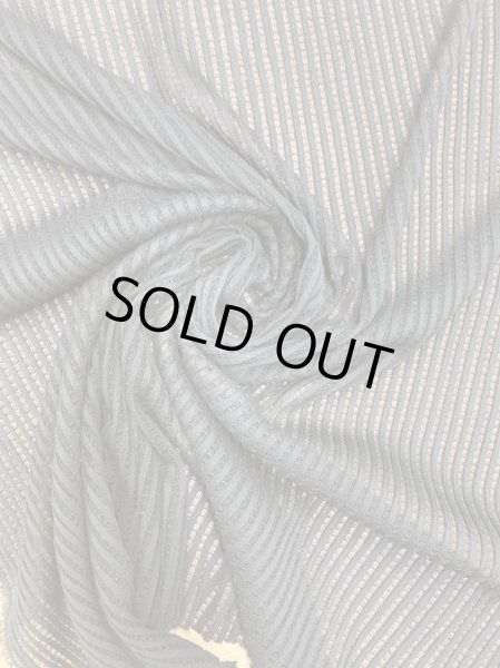 画像6: 生地:綿リブ編みシアーニット(黒) (6)