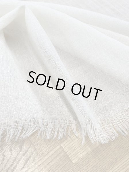 画像6: 生地:ウール100%ガーゼ(キナリ) (6)