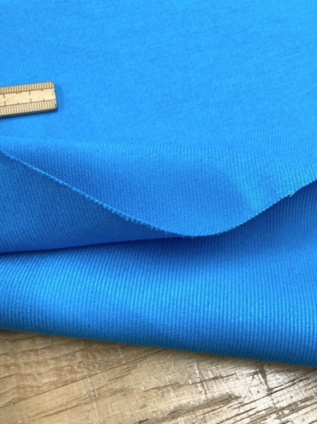 画像4: 生地:綿100%コットンツイル(ブルー) (4)