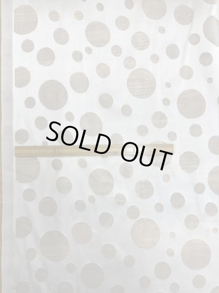 画像1: 生地：オパール加工水玉（オフ） (1)