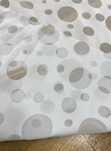 画像3: 生地:オパール加工水玉(オフ) (3)