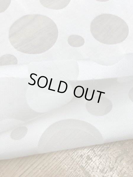 画像4: 生地：オパール加工水玉（オフ） (4)