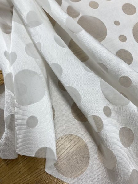 画像5: 生地:オパール加工水玉(オフ) (5)