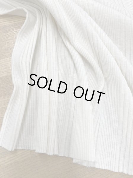 画像6: 生地:綿100%テレコニット(キナリ) (6)