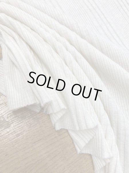 画像7: 生地:綿100%テレコニット(キナリ) (7)