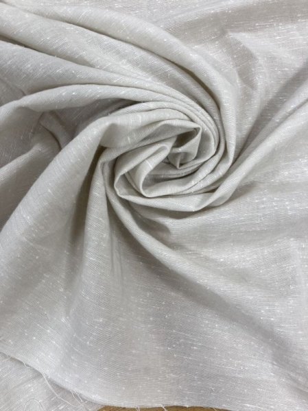 画像7: 生地:綿100%ネップ入りダンガリー(アイボリー) (7)