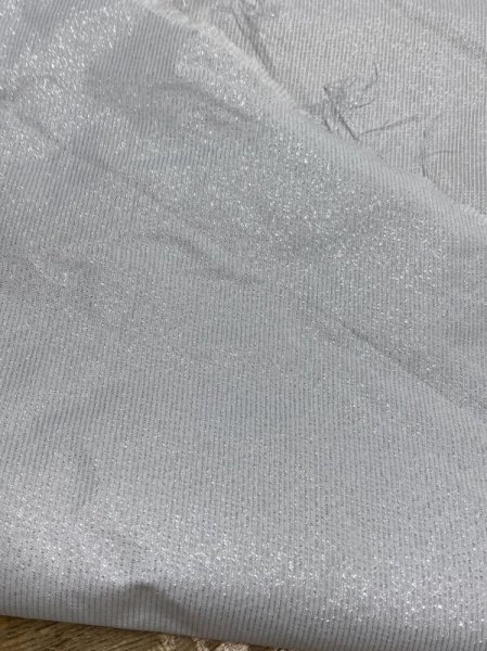 画像3: 生地:ポリ100%ラメ入り形状記憶(薄グレー) (3)