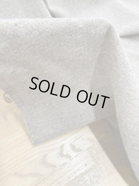 画像7: 生地:ネップ入りウール100%(グレージュ) (7)