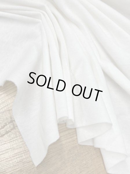 画像5: 生地:85cm幅綿100%無地コットンフライス(白) (5)