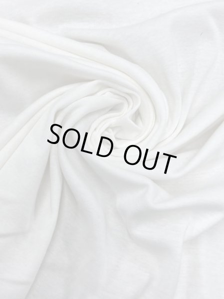 画像6: 生地:85cm幅綿100%無地コットンフライス(白) (6)