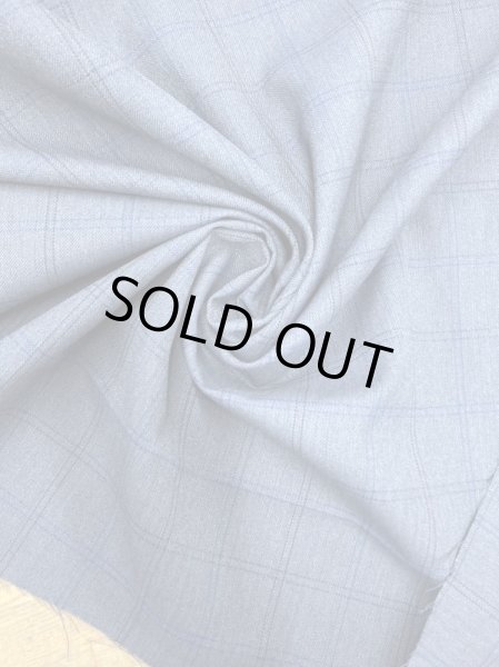 画像5: 生地:チェック織りウールポリエステル(濃グレー/グレー) (5)