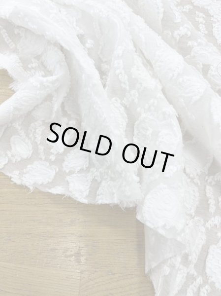 画像4: 生地：綿100％刺繍レース（白） (4)