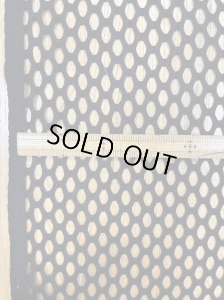 画像2: 生地:ポリエステル100%かためメッシュ生地(黒) (2)