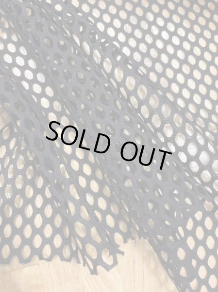 画像5: 生地:ポリエステル100%かためメッシュ生地(黒) (5)