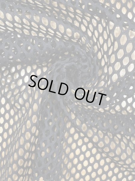 画像6: 生地:ポリエステル100%かためメッシュ生地(黒) (6)