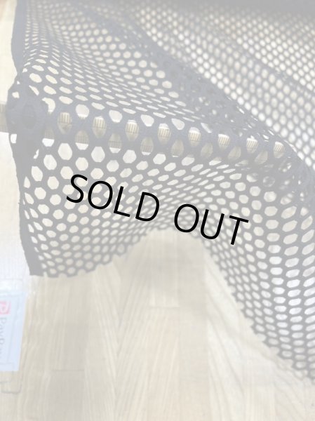 画像7: 生地:ポリエステル100%かためメッシュ生地(黒) (7)