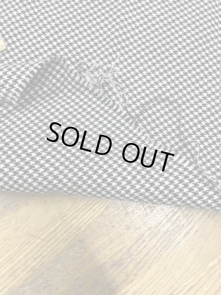 画像3: 生地：ウール100％千鳥格子柄（白／黒） (3)