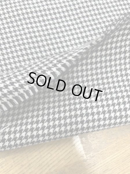 画像4: 生地：ウール100％千鳥格子柄（白／黒） (4)