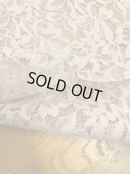 画像4: 生地：ポリ100％刺繍ケミカルレース生地（ピンク） (4)