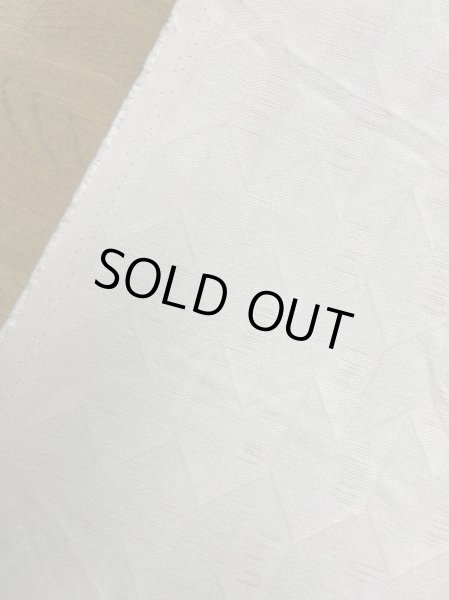 画像7: 生地：ポリエステルナミナミフリンジストライプ（オフ白） (7)