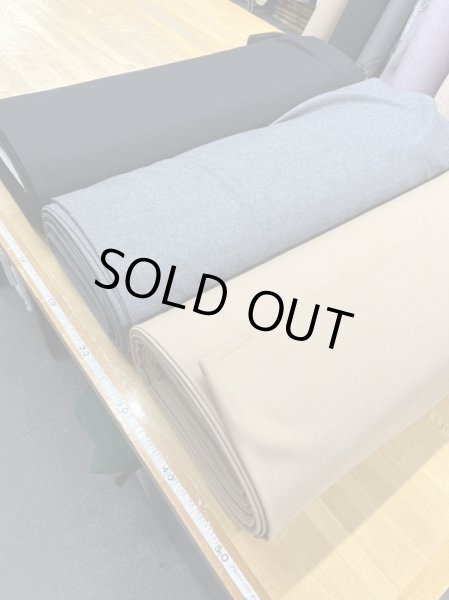 画像8: 生地:100%ウール定番綾織り無地(ベージュ) (8)