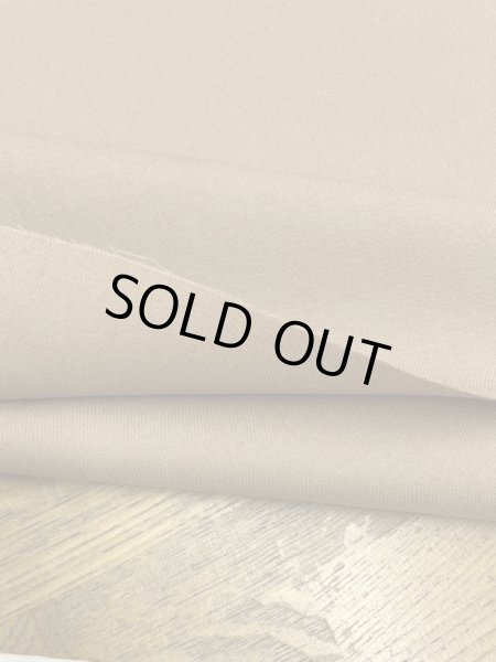 画像4: 生地:100%ウール定番綾織り無地(ベージュ) (4)