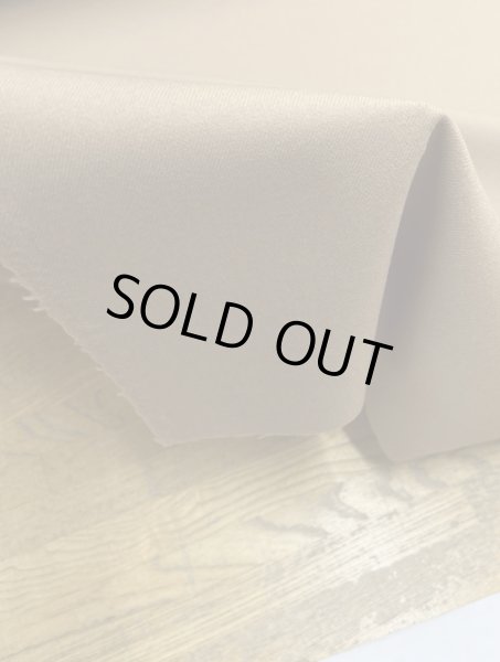 画像6: 生地:100%ウール定番綾織り無地(ベージュ) (6)