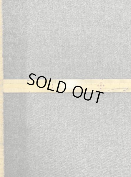 画像2: 生地:100%ウール定番綾織り無地(グレ―) (2)