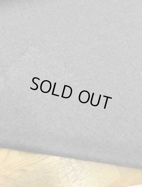 画像3: 生地:100%ウール定番綾織り無地(グレ―) (3)