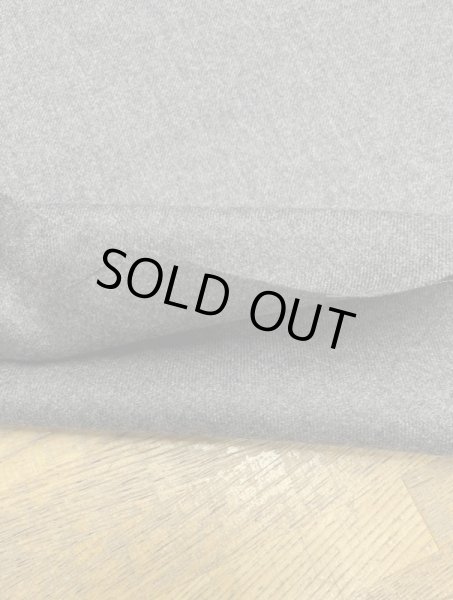 画像4: 生地:100%ウール定番綾織り無地(グレ―) (4)