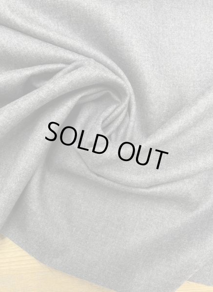 画像7: 生地:100%ウール定番綾織り無地(グレ―) (7)