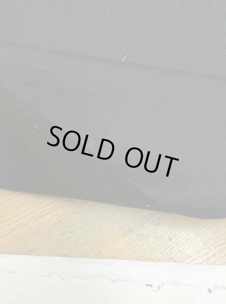 画像3: 生地:100%ウール定番綾織り無地(黒) (3)