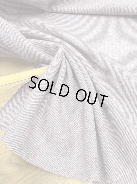 画像5: 生地:ウールナイロンアクリルポリ カラフルネップツイード(紫) (5)