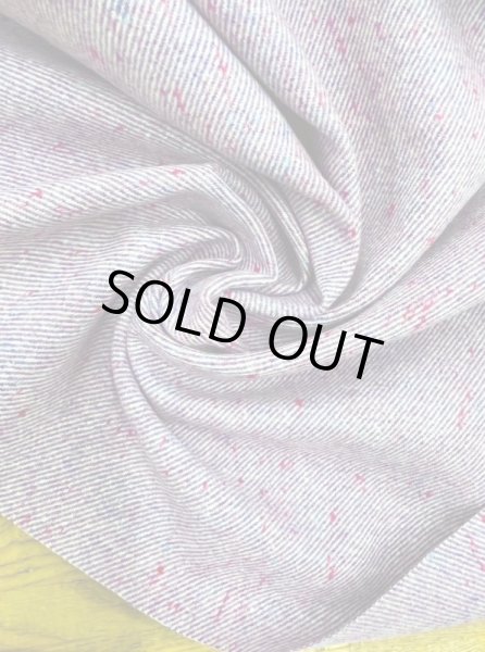 画像7: 生地:ウールナイロンアクリルポリ カラフルネップツイード(紫) (7)