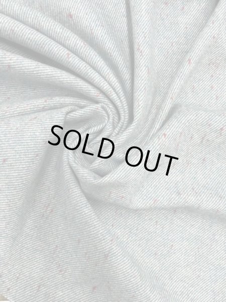 画像7: 生地:ウールナイロンアクリルポリ カラフルネップツイード(グリーン) (7)