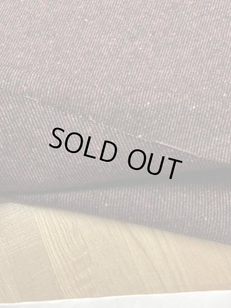 画像4: 生地:ウールナイロンアクリルポリ カラフルネップツイード(エンジ) (4)