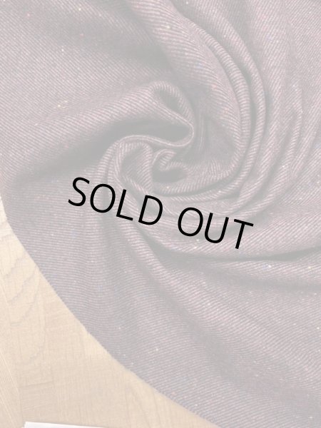 画像7: 生地:ウールナイロンアクリルポリ カラフルネップツイード(エンジ) (7)