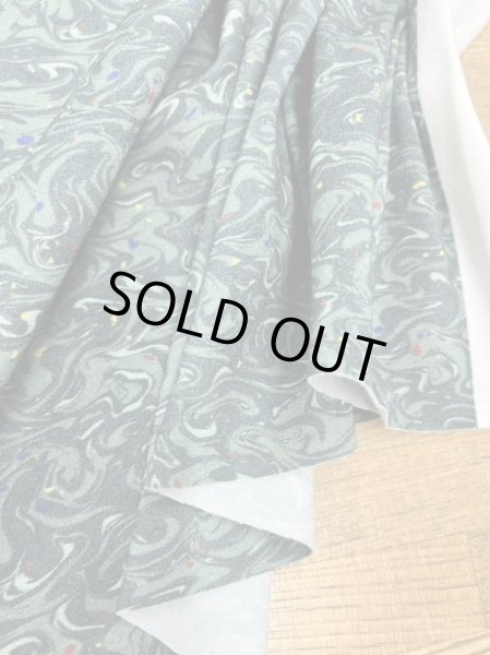 画像5: 生地:綿ポリウレタン2wayストレッチニット(グリーン) (5)