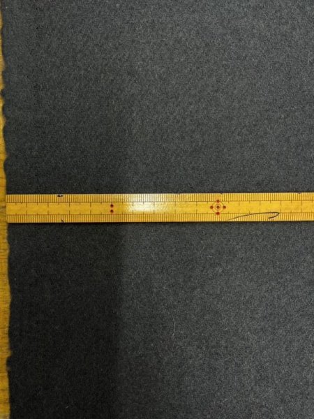 画像2: 生地:メルトンウールコート地(グレー) (2)