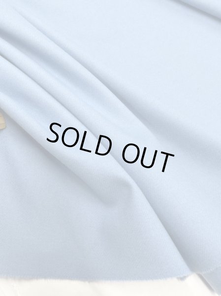 画像5: 生地:ウールコート地無地(水色) (5)