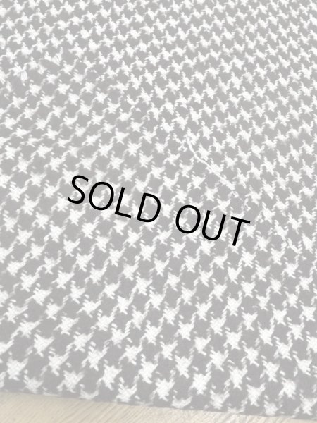 画像3: 生地:ウール100%千鳥格子コート地(茶/白) (3)