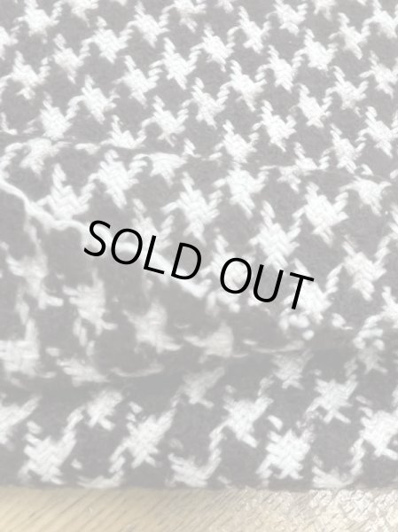 画像4: 生地:ウール100%千鳥格子コート地(茶/白) (4)