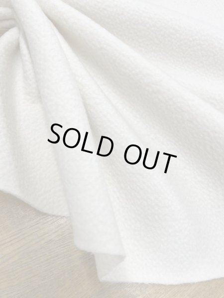 画像5: 生地:ぽこぽこウールコート地(オフ) (5)